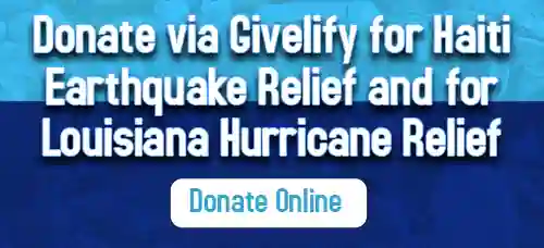 Donations for Haiti and Louisiana