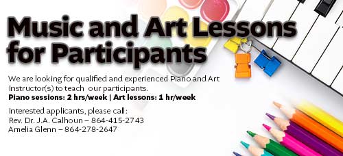 Music and Art Instructors Needed